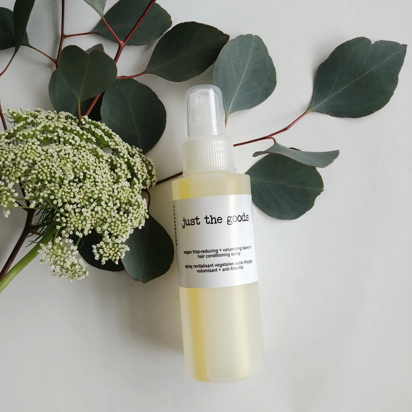 Vegan Leave In Volumizing And Frizz-reducing Hair Conditioning Spray by Just the Goods - Non-toxic Hair Styling + Treatment product rated SLOW by Million Marker, free from BPA, phthalates, and parabens