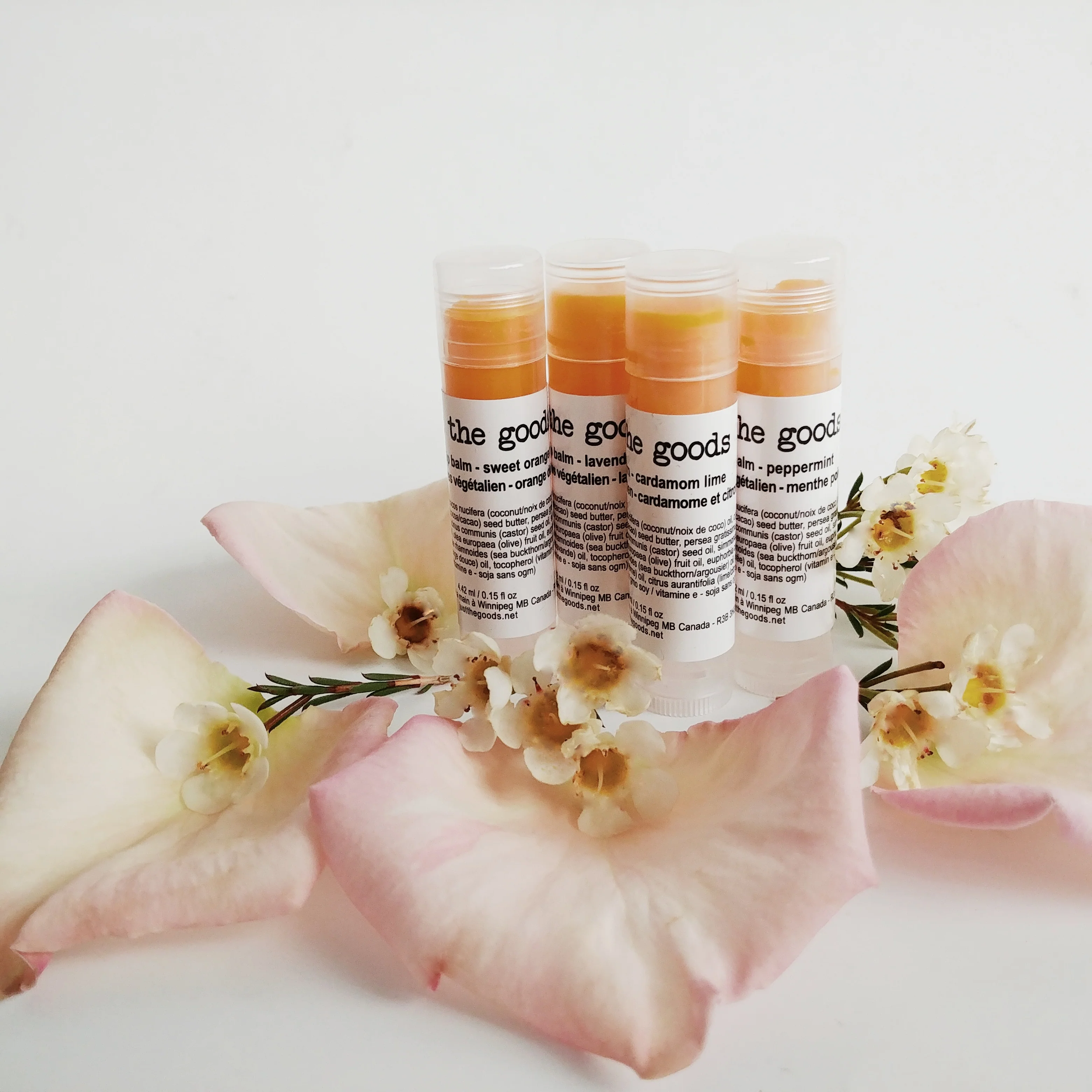 Vegan Lip Balm by Just the Goods - Non-toxic Lip Balms product rated GO by Million Marker, free from BPA, phthalates, and parabens