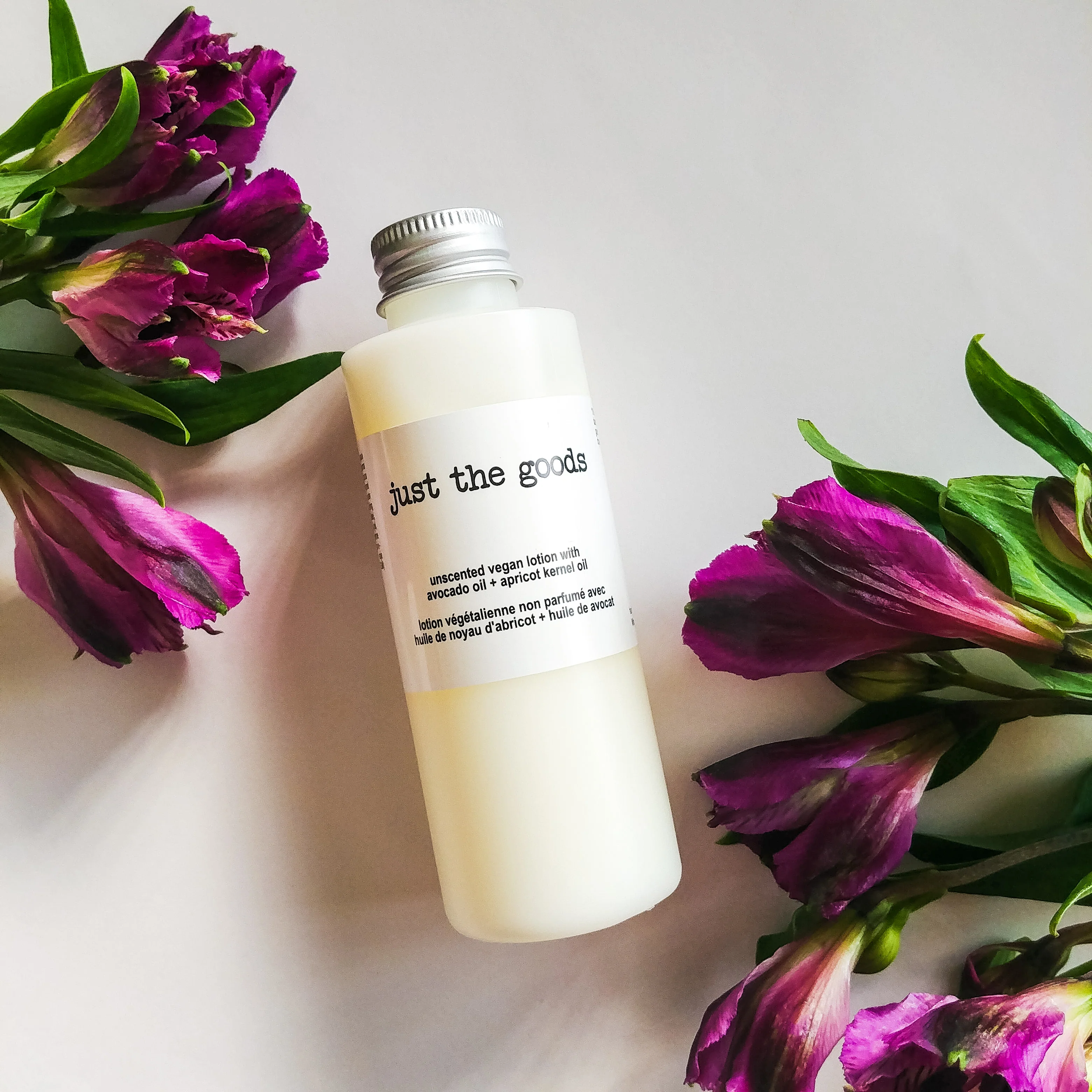 Vegan Unscented Lotion With Avocado Oil + Apricot Kernel Oil by Just the Goods - Non-toxic, GO rated product free from harmful chemicals