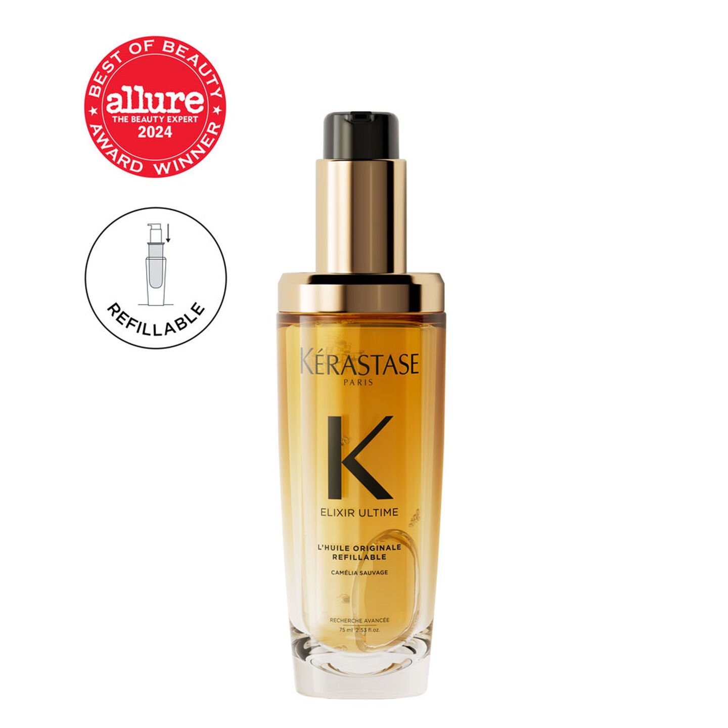 L’Huile Original Hair Oil by KÉRASTASE PARIS - Non-toxic, STOP rated product free from harmful chemicals