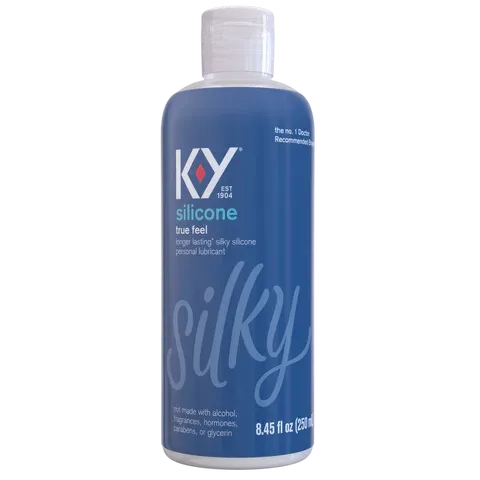 True Feel Deluxe Silicone-based Personal Lubricant by K•Y - Non-toxic, SLOW rated product free from harmful chemicals