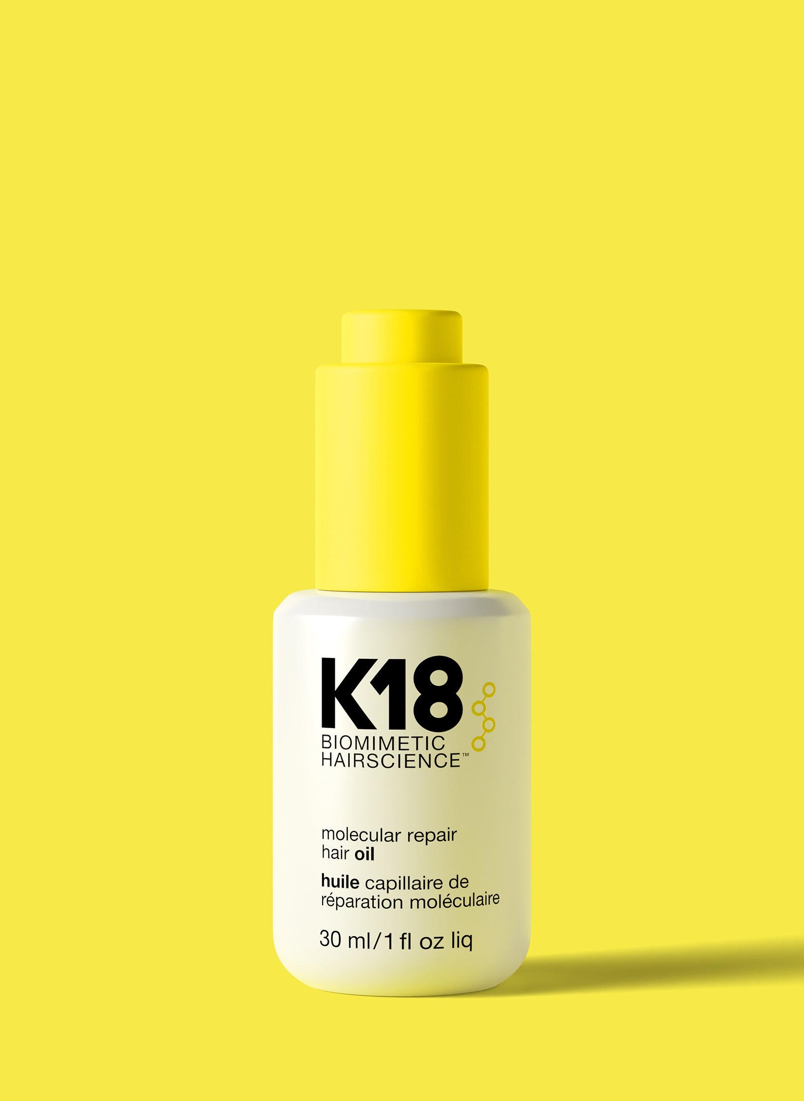 K18 molecular repair hair oil by K18 BIOMIMETIC HAIRSCIENCE - Non-toxic, STOP rated product free from harmful chemicals