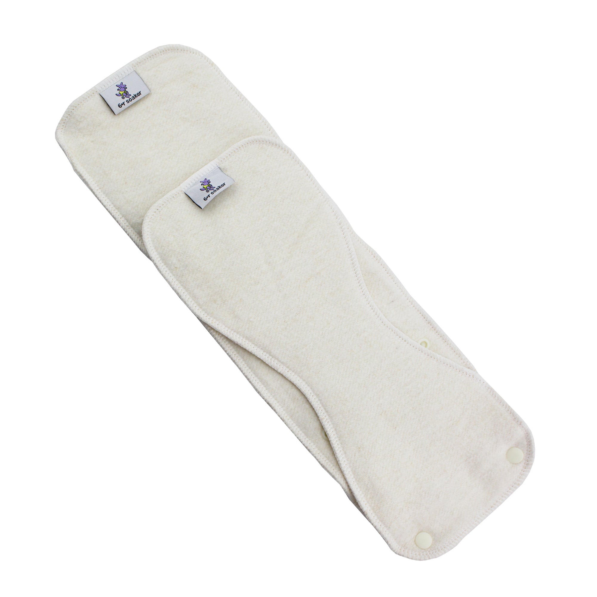 6r Soaker Raw Hemp And Cotton Fleece Overnight & Heavy Wetter Diaper Insert by kangacare - Non-toxic Baby Diapers, Diaper Creams + Wipes product rated GO by Million Marker, free from BPA, phthalates, and parabens