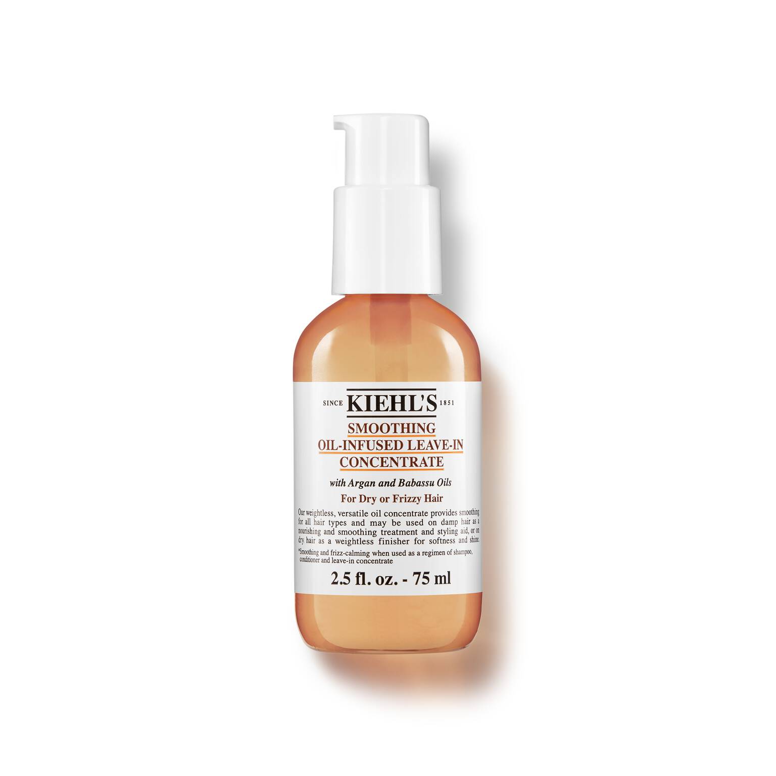 Smoothing Oil-Infused Leave-In Concentrate by Kiehl's - Non-toxic, STOP rated product free from harmful chemicals