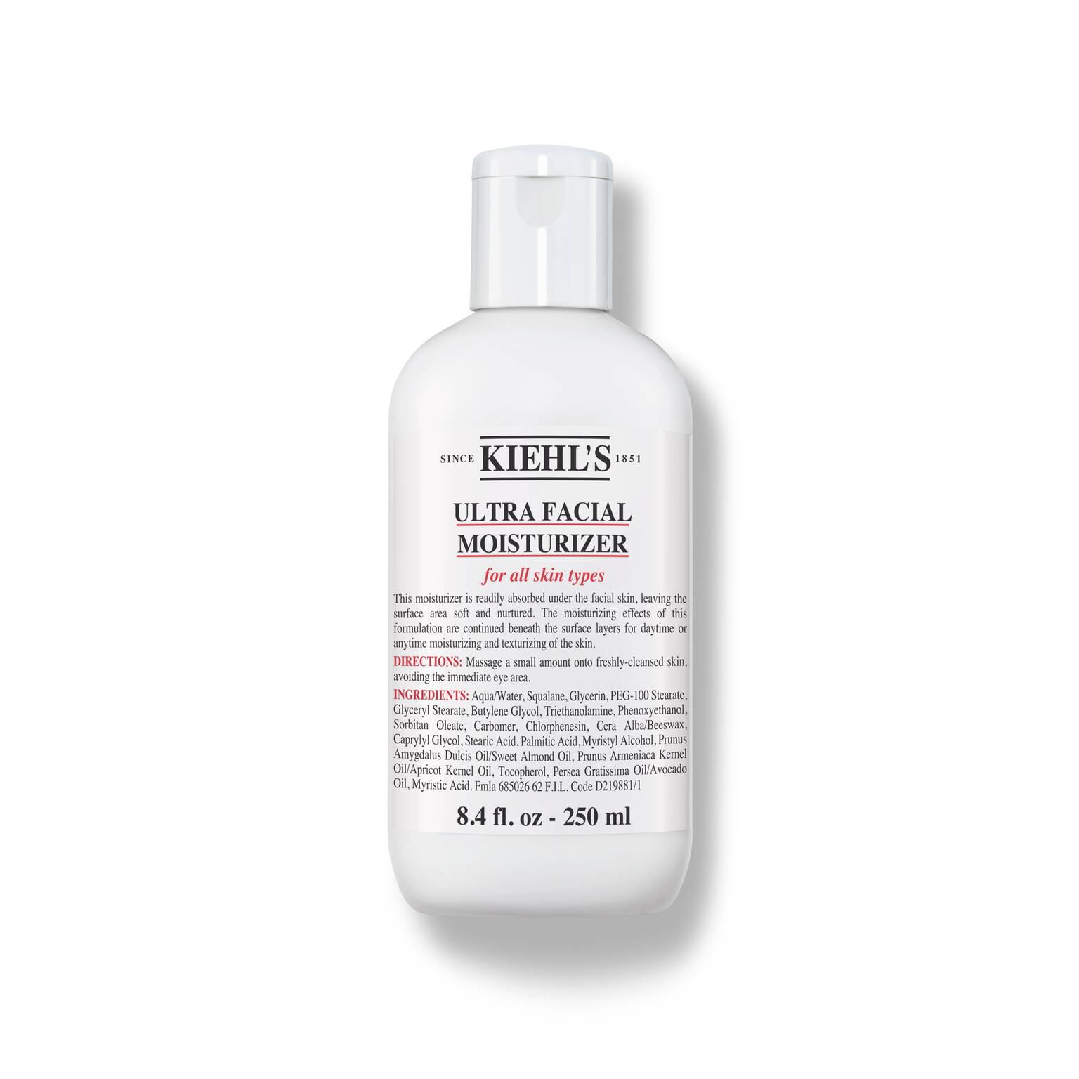 Ultra Facial Moisturizer by Kiehl's - Non-toxic, SLOW rated product free from harmful chemicals