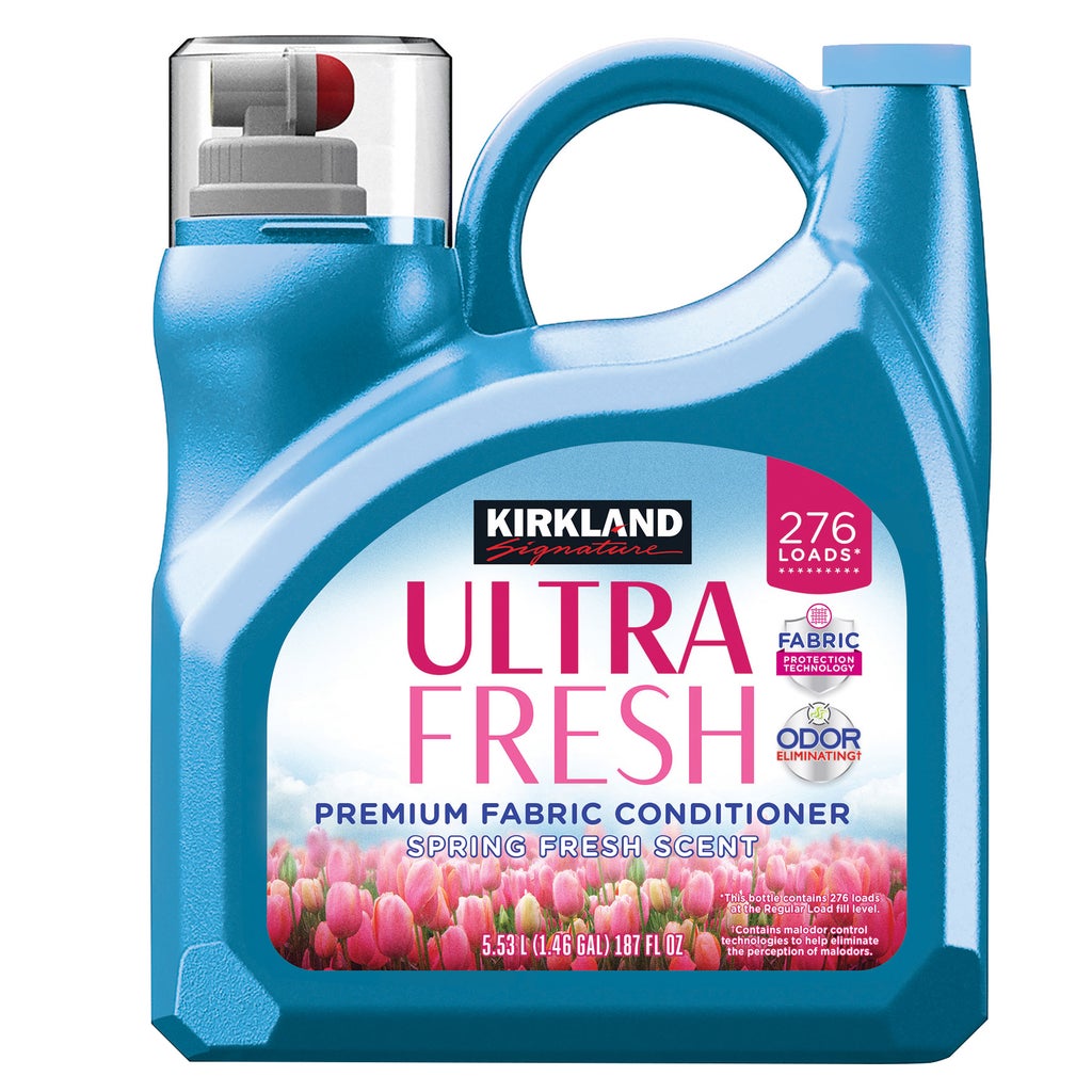 Ultra Fresh Premium Fabric Conditioner - Spring Fresh Scent by KIRKLAND Signature - Non-toxic, STOP rated product free from harmful chemicals