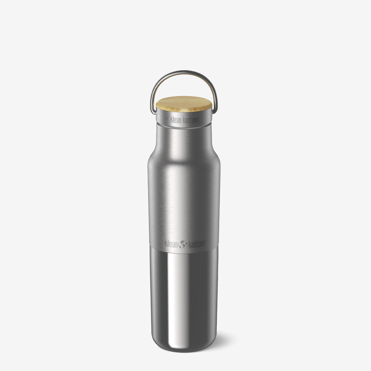 Rise Reflect with Bamboo Cap - 16 oz by Klean Kanteen - Non-toxic Water Bottles + Drinkware product rated GO by Million Marker, free from BPA, phthalates, and parabens