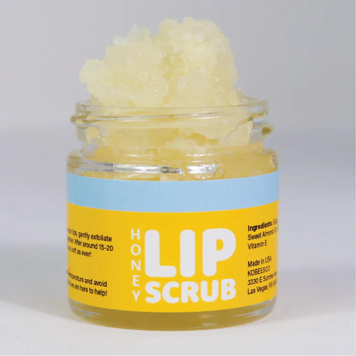 Lip Scrub - Honey by Kobee's - Non-toxic, SLOW rated product free from harmful chemicals