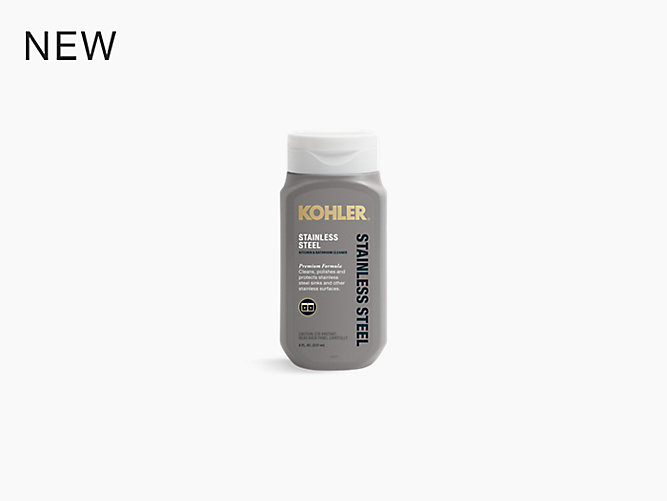Premium Formula Stainless Steel Kitchen & Bathroom Cleaner by KOHLER - Non-toxic Household Cleaning Products product rated STOP by Million Marker, free from BPA, phthalates, and parabens