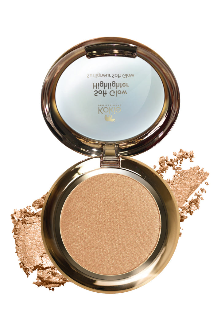 Soft Glow Highlighter by Kokie PROFESSIONAL - Non-toxic Cosmetics product rated STOP by Million Marker, free from BPA, phthalates, and parabens
