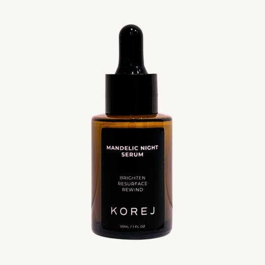 Mandelic Night Serum by KOREJ - Non-toxic, GO rated product free from harmful chemicals