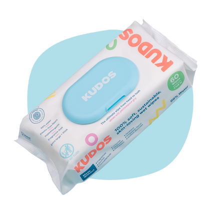 Sustainable Wet Wipes by KUDOS - Non-toxic Baby Diapers, Diaper Creams + Wipes product rated SLOW by Million Marker, free from BPA, phthalates, and parabens