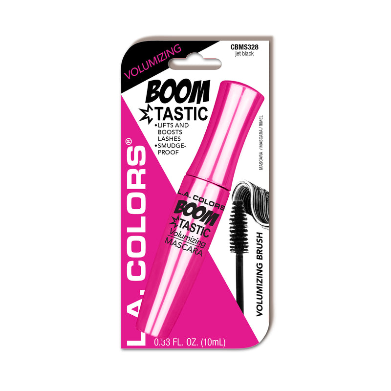 BoomTastic Volumizing Mascara – Jet Black by L.A. COLORS - Non-toxic, STOP rated product free from harmful chemicals
