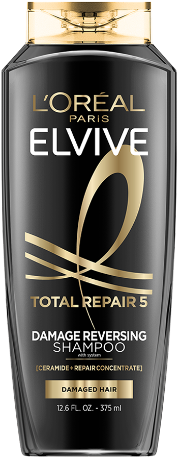 Elvive Total Repair 5 Damage Reversing Shampoo by L'ORÉAL PARiS - Non-toxic, STOP rated product free from harmful chemicals