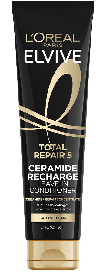 Elvive Total Repair 5 Protein Recharge Leave-In Conditioner by L'ORÉAL PARiS - Non-toxic Hair Styling + Treatment product rated STOP by Million Marker, free from BPA, phthalates, and parabens