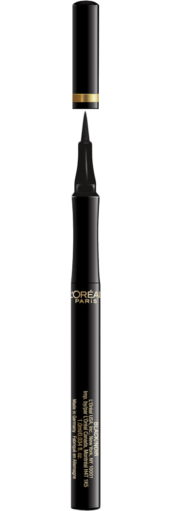 Infallible The Super Slim Liquid Eyeliner – Black by L'ORÉAL PARiS - Non-toxic Cosmetics product rated STOP by Million Marker, free from BPA, phthalates, and parabens