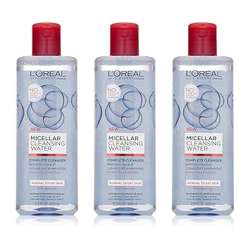 Micellar Cleansing Water Complete Cleanser by L'ORÉAL PARiS - Non-toxic Facial Care product rated STOP by Million Marker, free from BPA, phthalates, and parabens