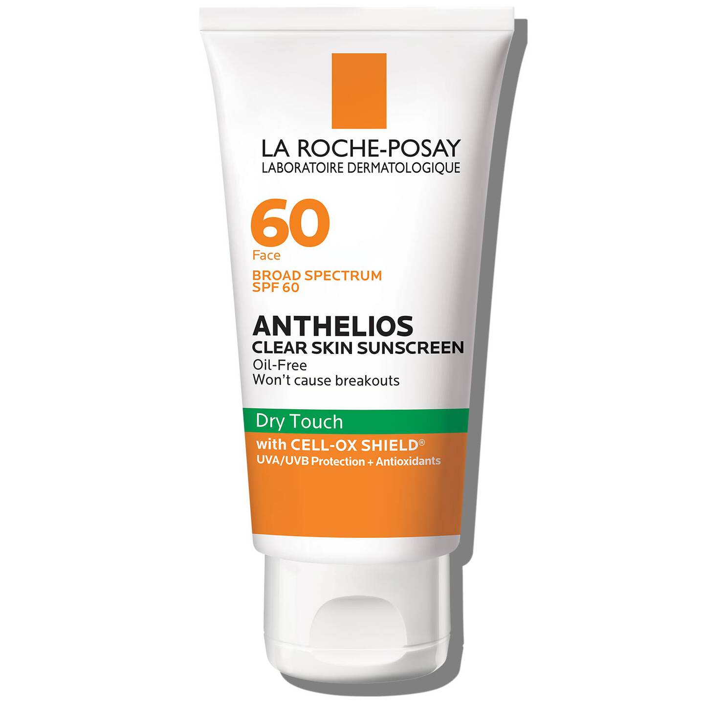 Anthelios Clear Skin Dry Touch Face Sunscreen SPF 60 by LA ROCHE-POSAY LABORATOIRE DERMATOLOGIQUE - Non-toxic Facial Care product rated STOP by Million Marker, free from BPA, phthalates, and parabens