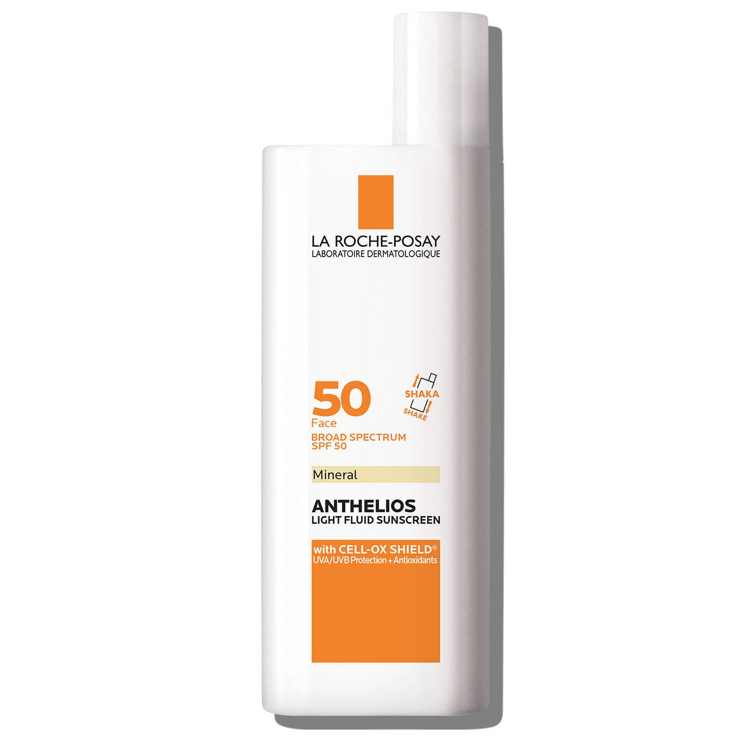 Anthelios Mineral Zinc Oxide Sunscreen SPF 50 by LA ROCHE-POSAY LABORATOIRE DERMATOLOGIQUE - Non-toxic Facial Care product rated STOP by Million Marker, free from BPA, phthalates, and parabens