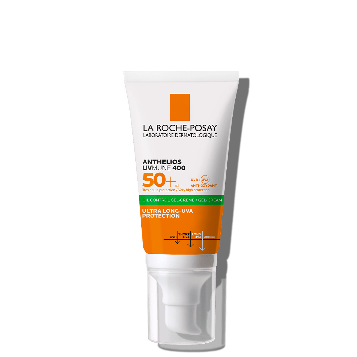 Anthelios Uvmune 400 Oil Control Gel-Cream SPF 50 by LA ROCHE-POSAY LABORATOIRE DERMATOLOGIQUE - Non-toxic Facial Care product rated STOP by Million Marker, free from BPA, phthalates, and parabens