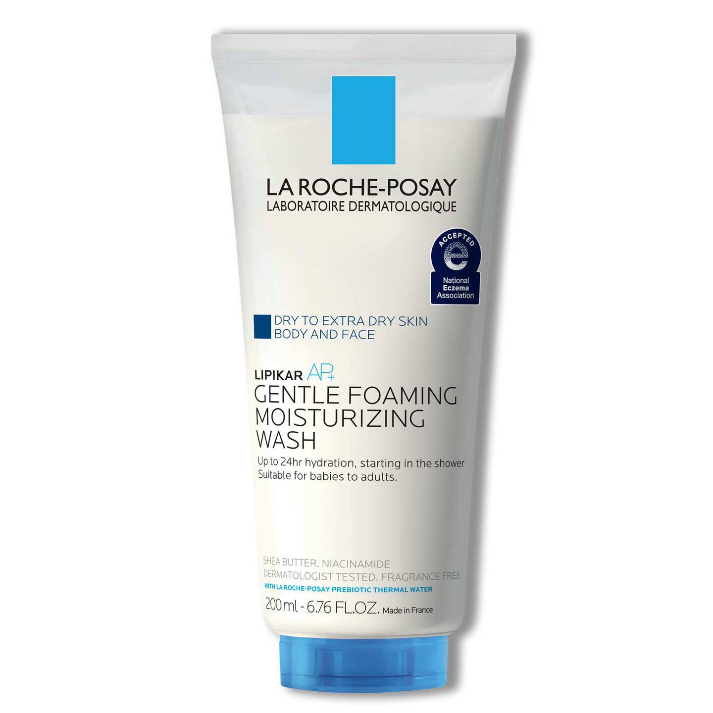 Lipikar Wash Ap+ Moisturizing Body & Face Wash by LA ROCHE-POSAY LABORATOIRE DERMATOLOGIQUE - Non-toxic Facial Care product rated STOP by Million Marker, free from BPA, phthalates, and parabens