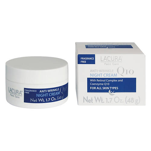 Q10 Anti-Wrinkle Night Cream by LACURA - Non-toxic, STOP rated product free from harmful chemicals
