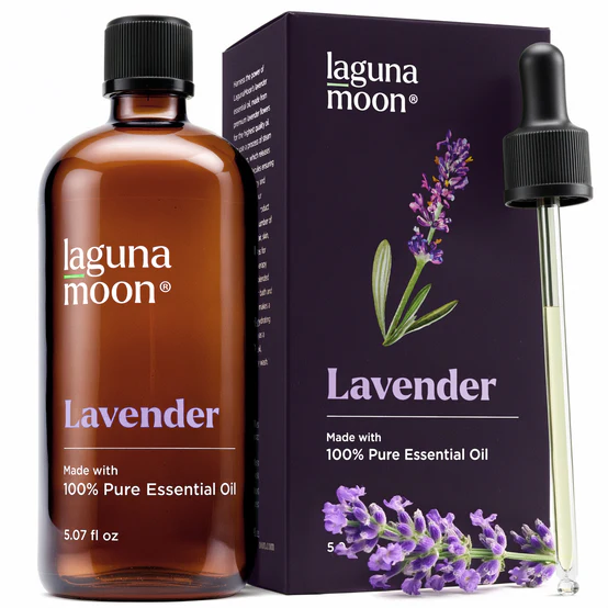 Lavender Essential Oil by LAGUNA MOON - Non-toxic, SLOW rated product free from harmful chemicals