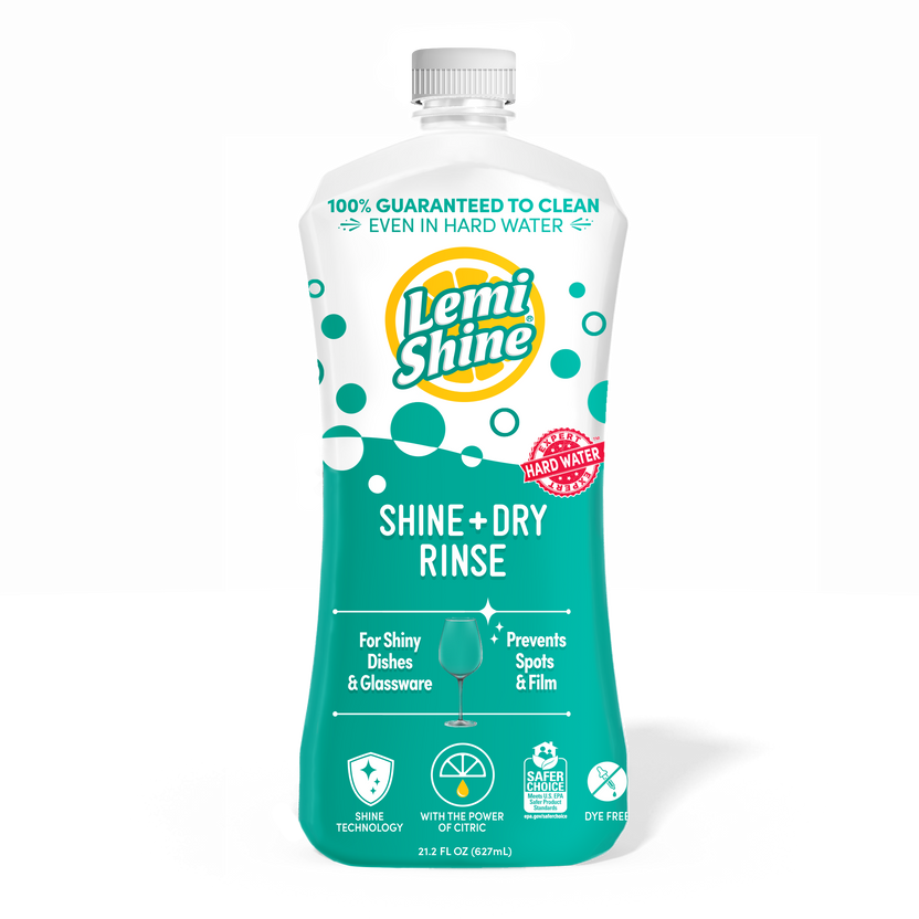 Shine + Dry Rinse Aid by Lemi Shine - Non-toxic, SLOW rated product free from harmful chemicals