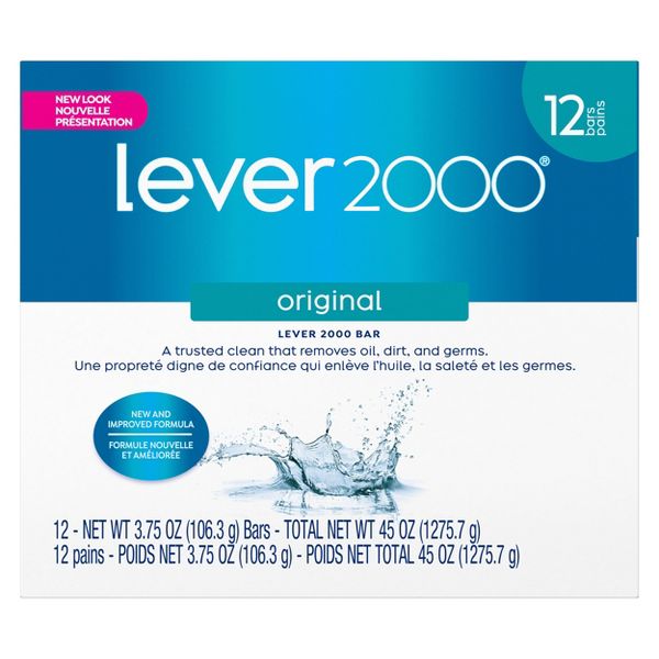 Bar Soap - Original by Lever 2000 - Non-toxic Soaps + Body Washes product rated STOP by Million Marker, free from BPA, phthalates, and parabens