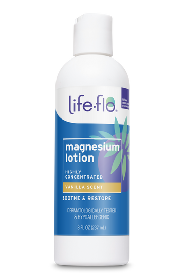 Magnesium Lotion - Vanilla Scent by Life•flo. - Non-toxic Body Oils, Butters + Lotions product rated STOP by Million Marker, free from BPA, phthalates, and parabens