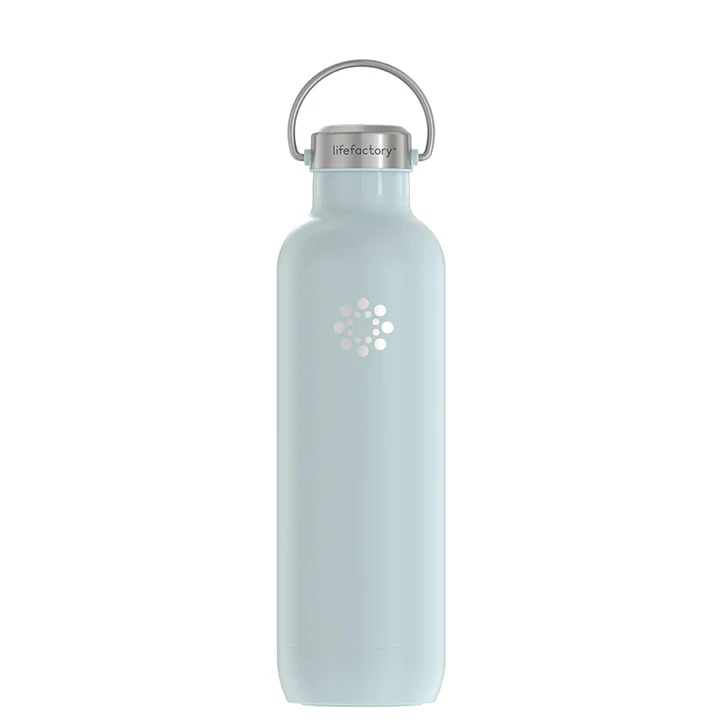 Stainless Steel Vacuum-Insulated Bottle - 32 oz by Lifefactory - Non-toxic, GO rated product free from harmful chemicals
