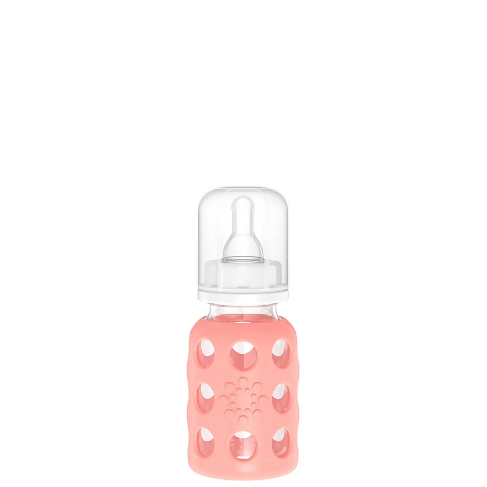 Glass Baby Bottle - 4 oz by Lifefactory - Non-toxic, GO rated product free from harmful chemicals