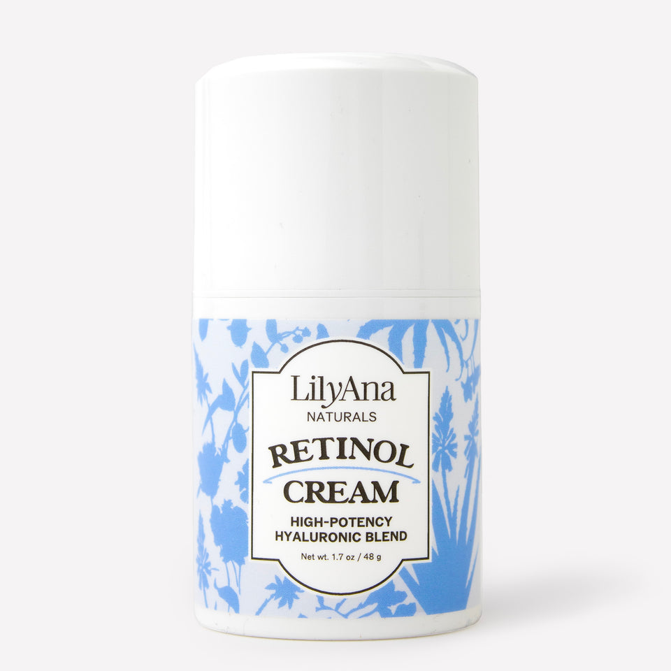 Retinol Cream by LilyAna Naturals - Non-toxic Facial Care product rated SLOW by Million Marker, free from BPA, phthalates, and parabens