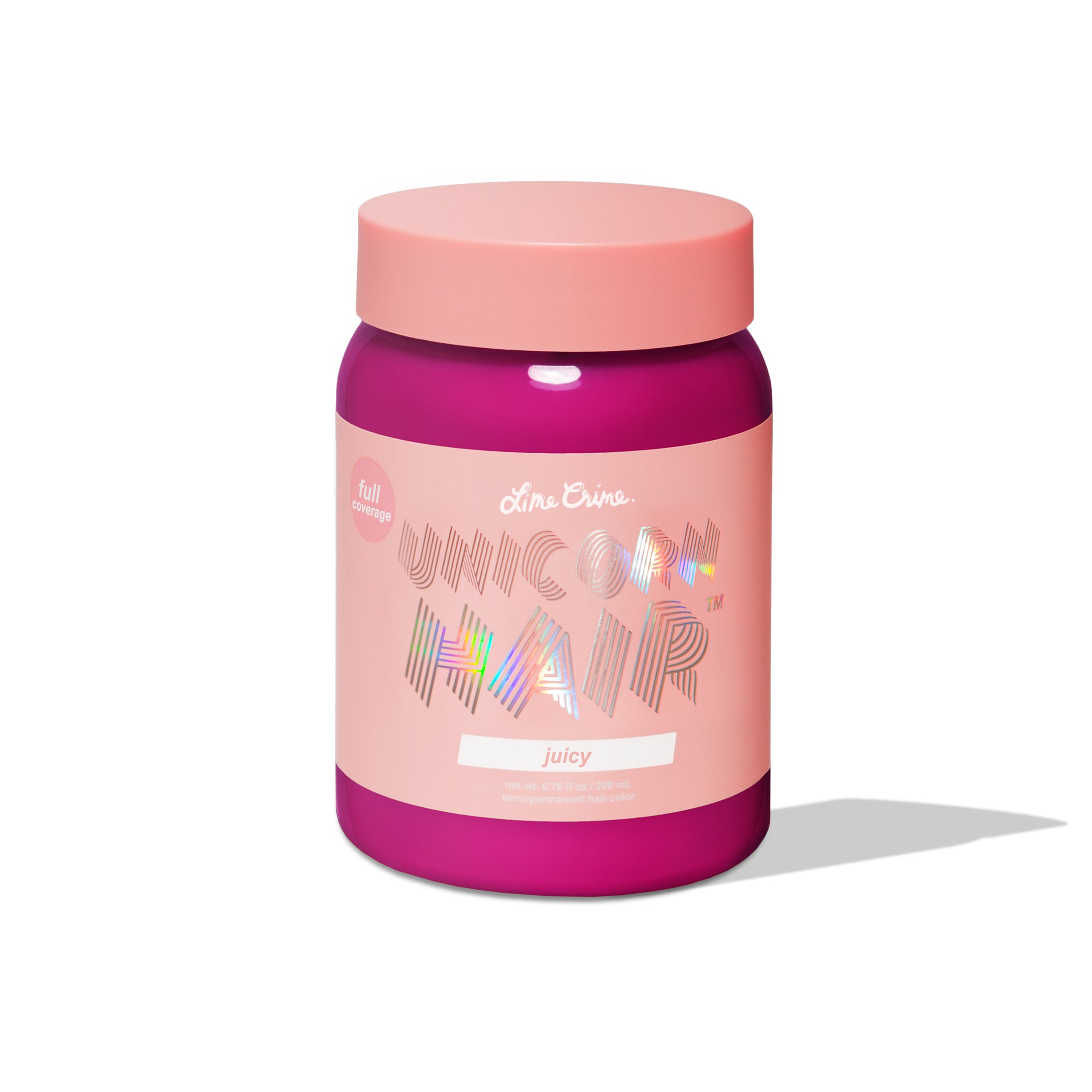 Unicorn Hair Semi-Permanent Hair Color - Juicy by Lime Crime. - Non-toxic, STOP rated product free from harmful chemicals