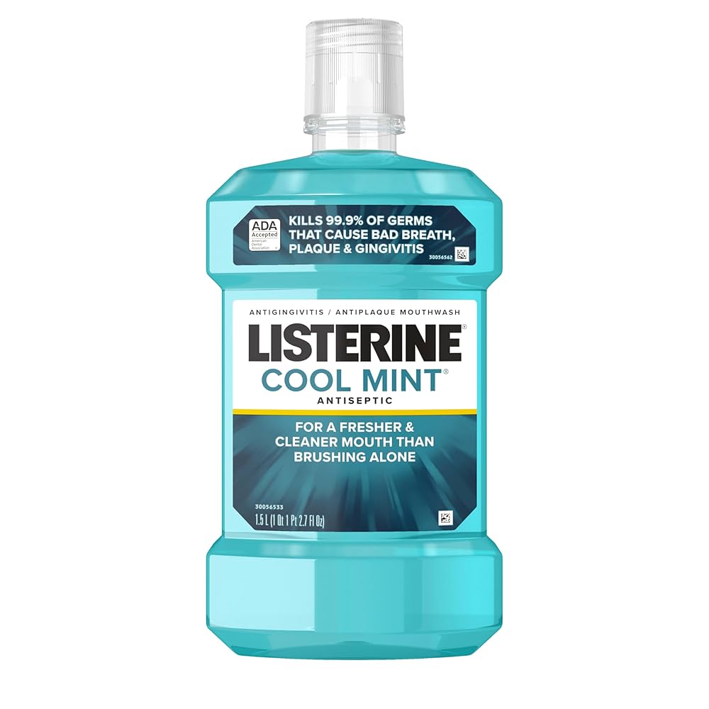 Listerine Cool Mint Antiseptic Mouthwash by Listerine - Non-toxic, STOP rated product free from harmful chemicals