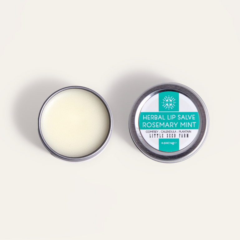 Lip Salve - Rosemary Mint by Little Seed Farm - Non-toxic, GO rated product free from harmful chemicals