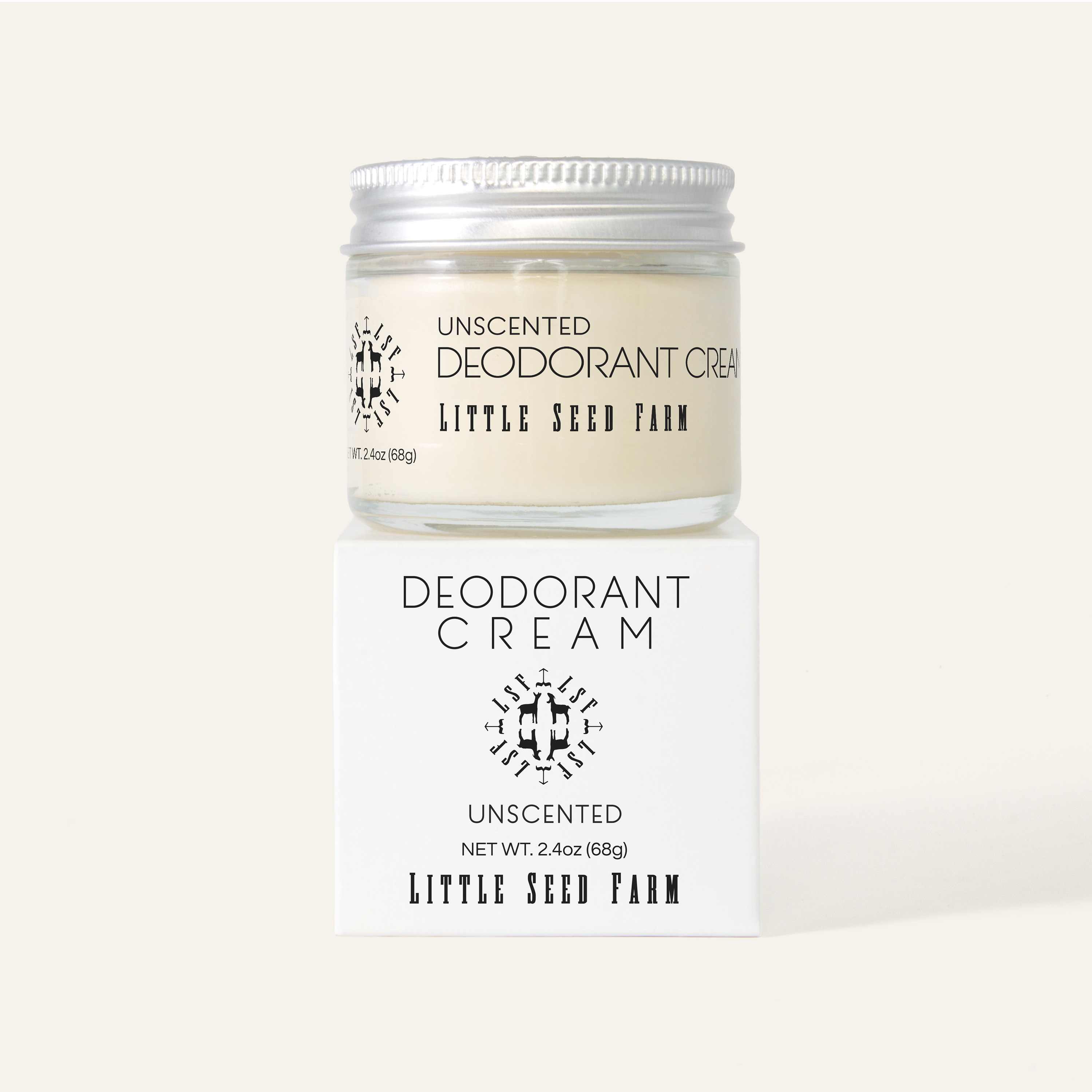 Unscented Deodorant Cream by LITTLE SEED FARM - Non-toxic Deodorants product rated GO by Million Marker, free from BPA, phthalates, and parabens