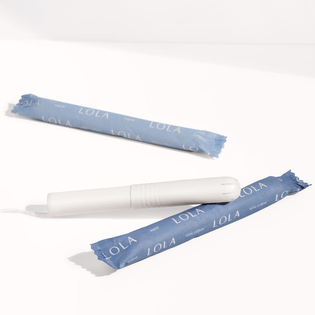 Cardboard Applicator Tampons by LOLA - Non-toxic Period Care product rated GO by Million Marker, free from BPA, phthalates, and parabens