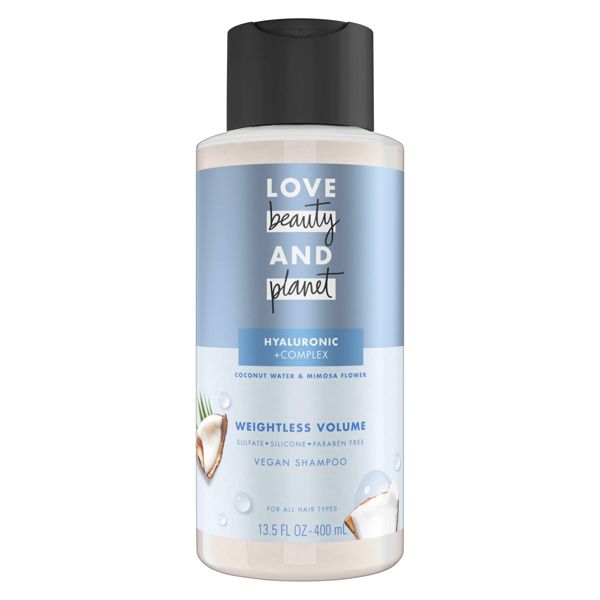 Shampoo – Coconut Water & Mimosa Flower by Love Beauty and Planet - Non-toxic Shampoos + Conditioners product rated STOP by Million Marker, free from BPA, phthalates, and parabens