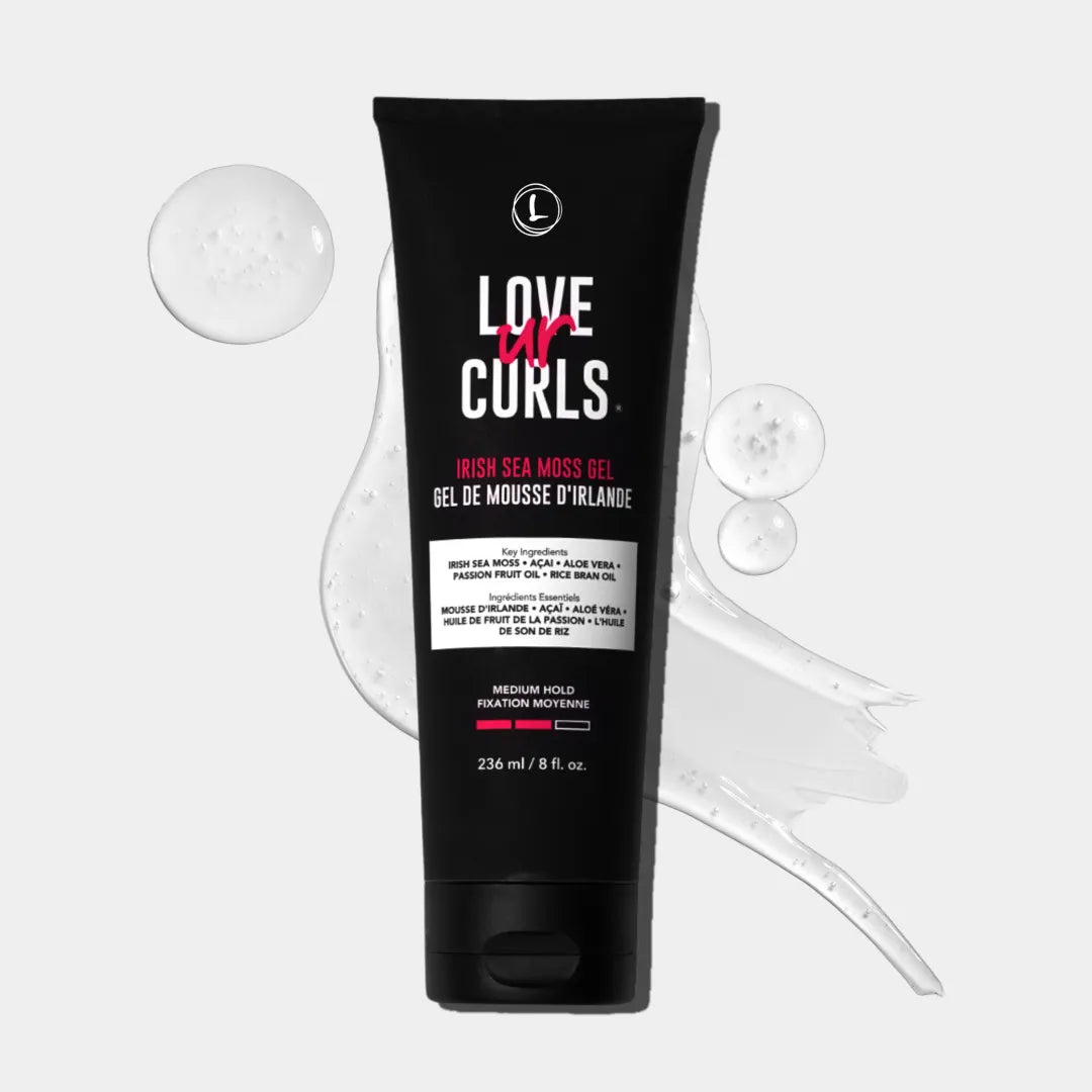 Irish Sea Moss Gel by LOVE ur CURLS - Non-toxic Hair Styling + Treatment product rated STOP by Million Marker, free from BPA, phthalates, and parabens