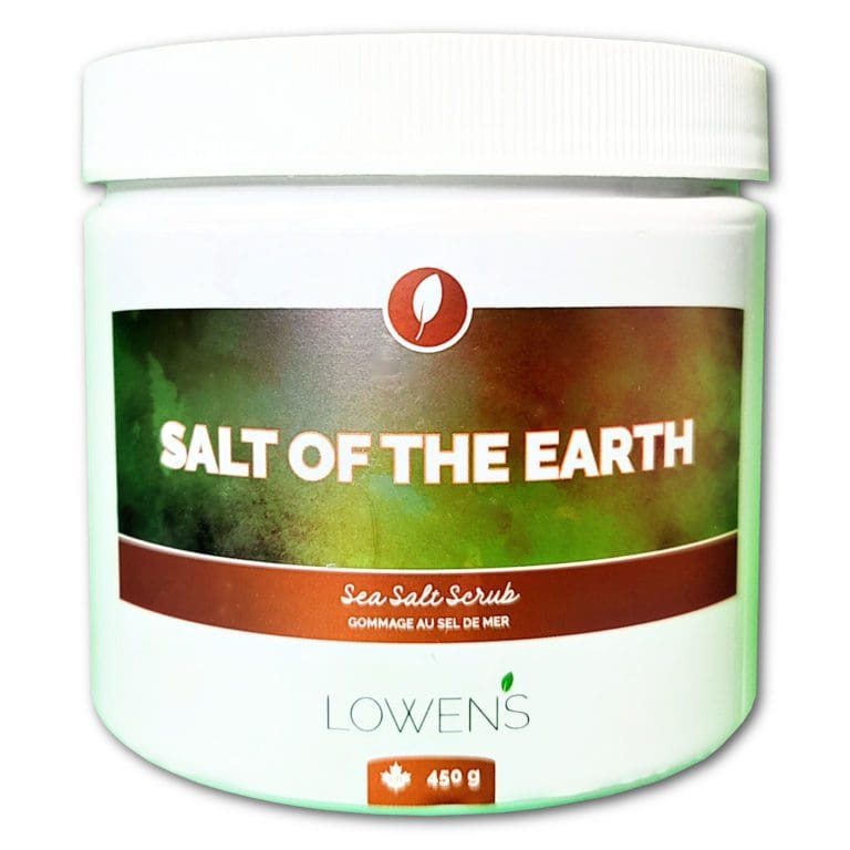 Salt of the Earth Salt Scrub by Lowen's - Non-toxic, SLOW rated product free from harmful chemicals