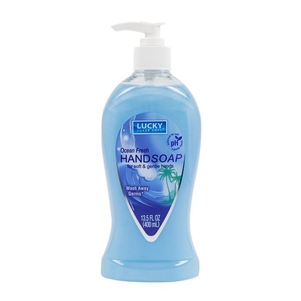 Hand Soap – Ocean Fresh by LUCKY SUPER SOFT - Non-toxic Soaps + Body Washes product rated STOP by Million Marker, free from BPA, phthalates, and parabens