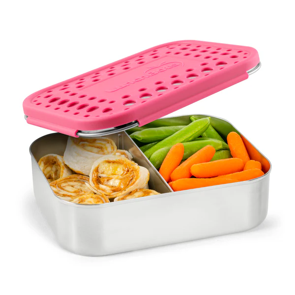 Medium Duo Bento Box by Lunchbots - Non-toxic, GO rated product free from harmful chemicals