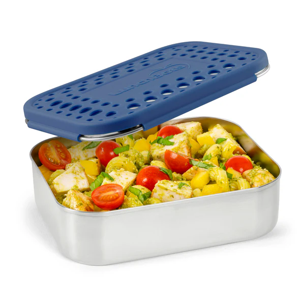 Medium Uno Bento Box by Lunchbots - Non-toxic Food Storage product rated GO by Million Marker, free from BPA, phthalates, and parabens