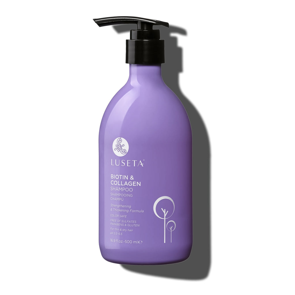 Biotin & Collagen Shampoo by LUSETA - Non-toxic, STOP rated product free from harmful chemicals