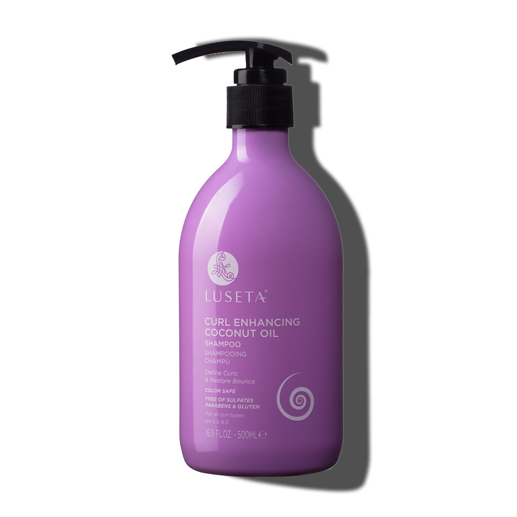 Curl Enhancing Coconut Oil shampoo by LUSETA - Non-toxic, STOP rated product free from harmful chemicals