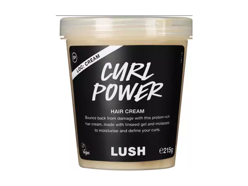 Curl Power by LUSH - Non-toxic Hair Styling + Treatment product rated STOP by Million Marker, free from BPA, phthalates, and parabens