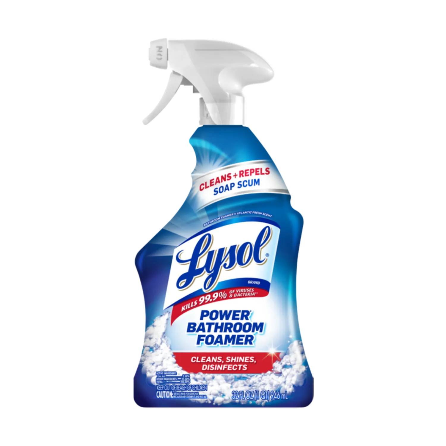 Bathroom Cleaner - Power Trigger Atlantic Fresh by Lysol - Non-toxic Household Cleaning Products product rated STOP by Million Marker, free from BPA, phthalates, and parabens