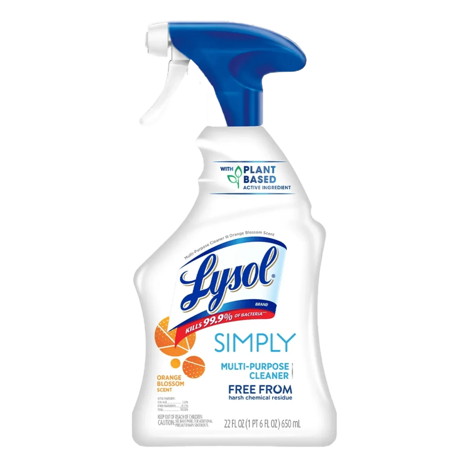 Multi-Purpose Cleaner - Simply Orange Blossom by Lysol - Non-toxic Household Cleaning Products product rated STOP by Million Marker, free from BPA, phthalates, and parabens