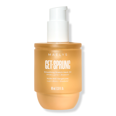 Get-Sprung Enriched Stretch Mark Oil by MAËLYS - Non-toxic Pregnancy & Postpartum Care product rated STOP by Million Marker, free from BPA, phthalates, and parabens